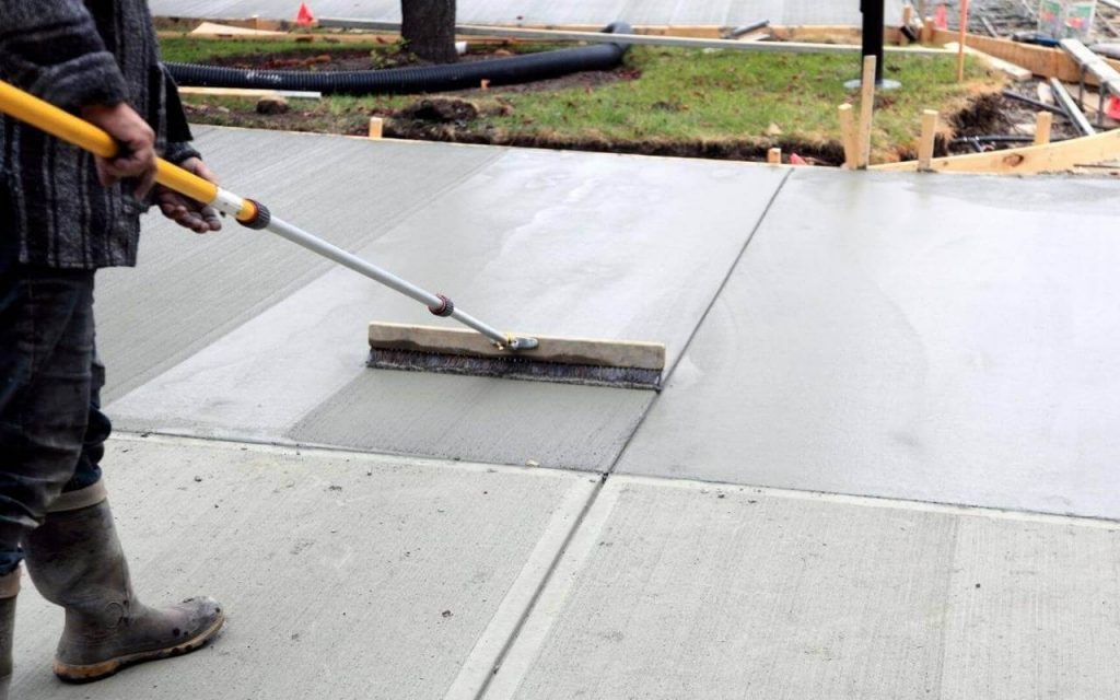 Concrete Mesquite TX's Staff working on a Concrete Driveway project in Mesquite TX.